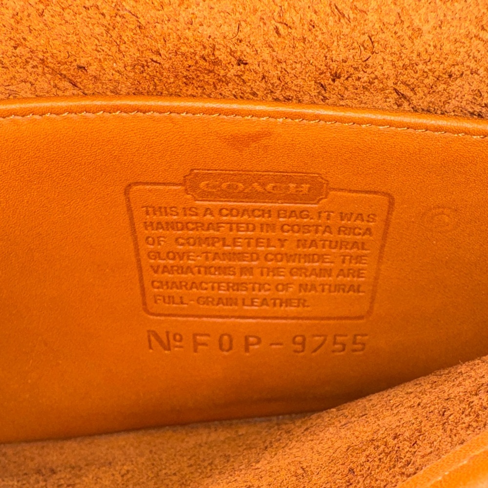 Coach Tan Leather cross body Bag missing strap - Picture 5 of 6